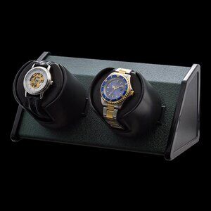 Orbita Double Sparta Bold Rotorwind Watch Winder in Green Bold Color